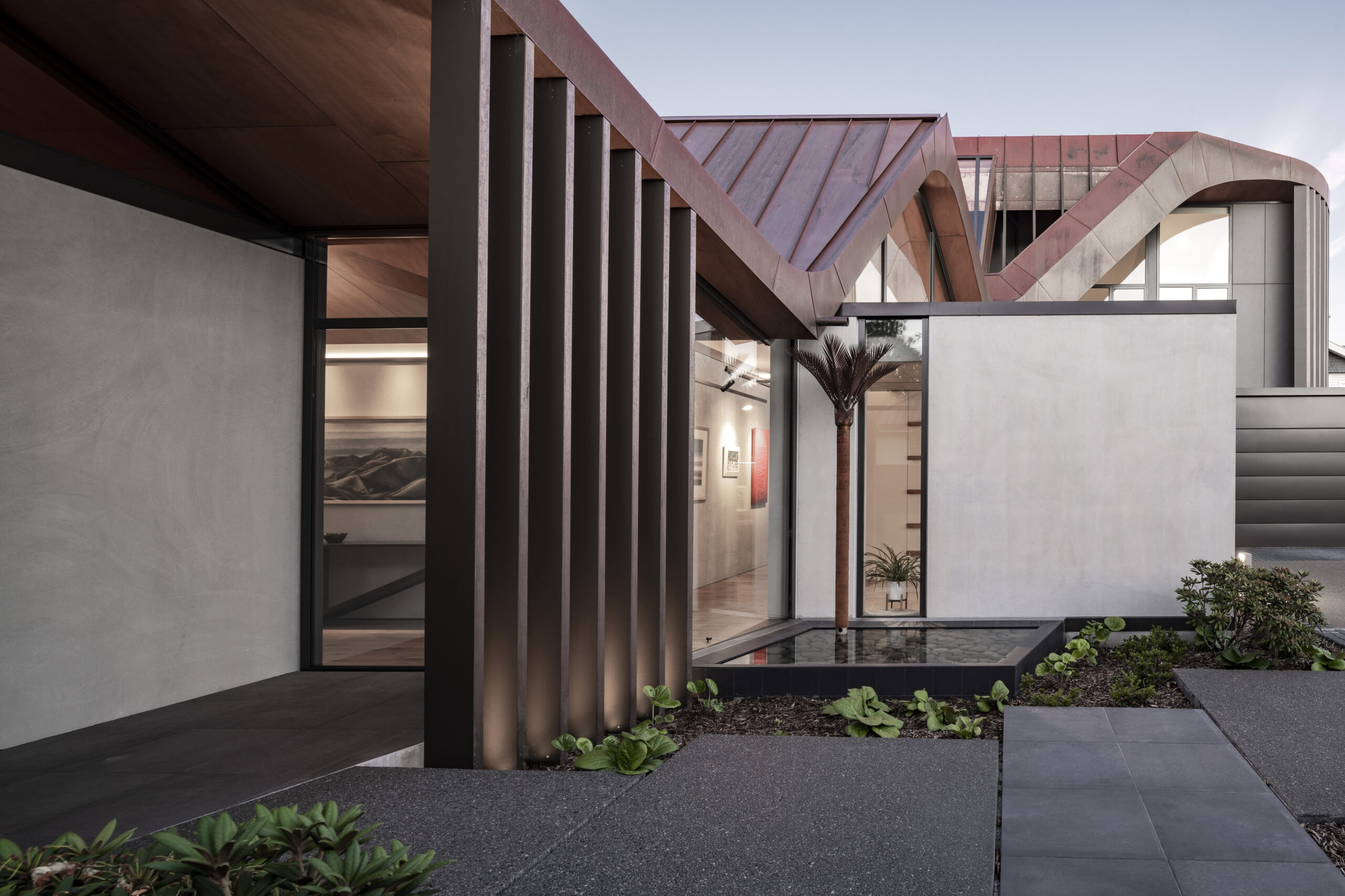 Concrete Copper Home South Architects Christchurch, New Zealand